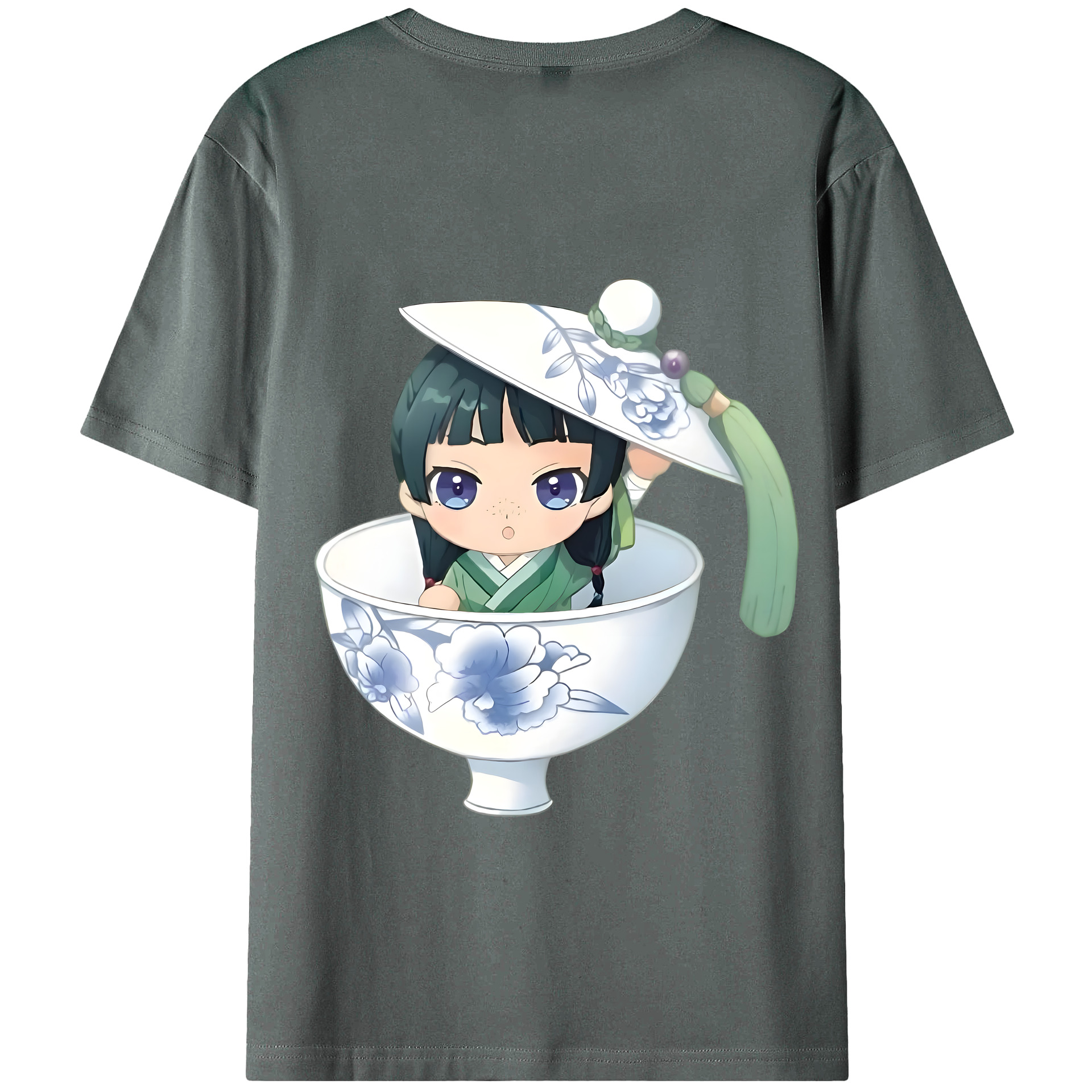 （画像用） 薬屋のひとりごと The Apothecary Diaries 綿100％半袖Tシャツ（背面プリント）